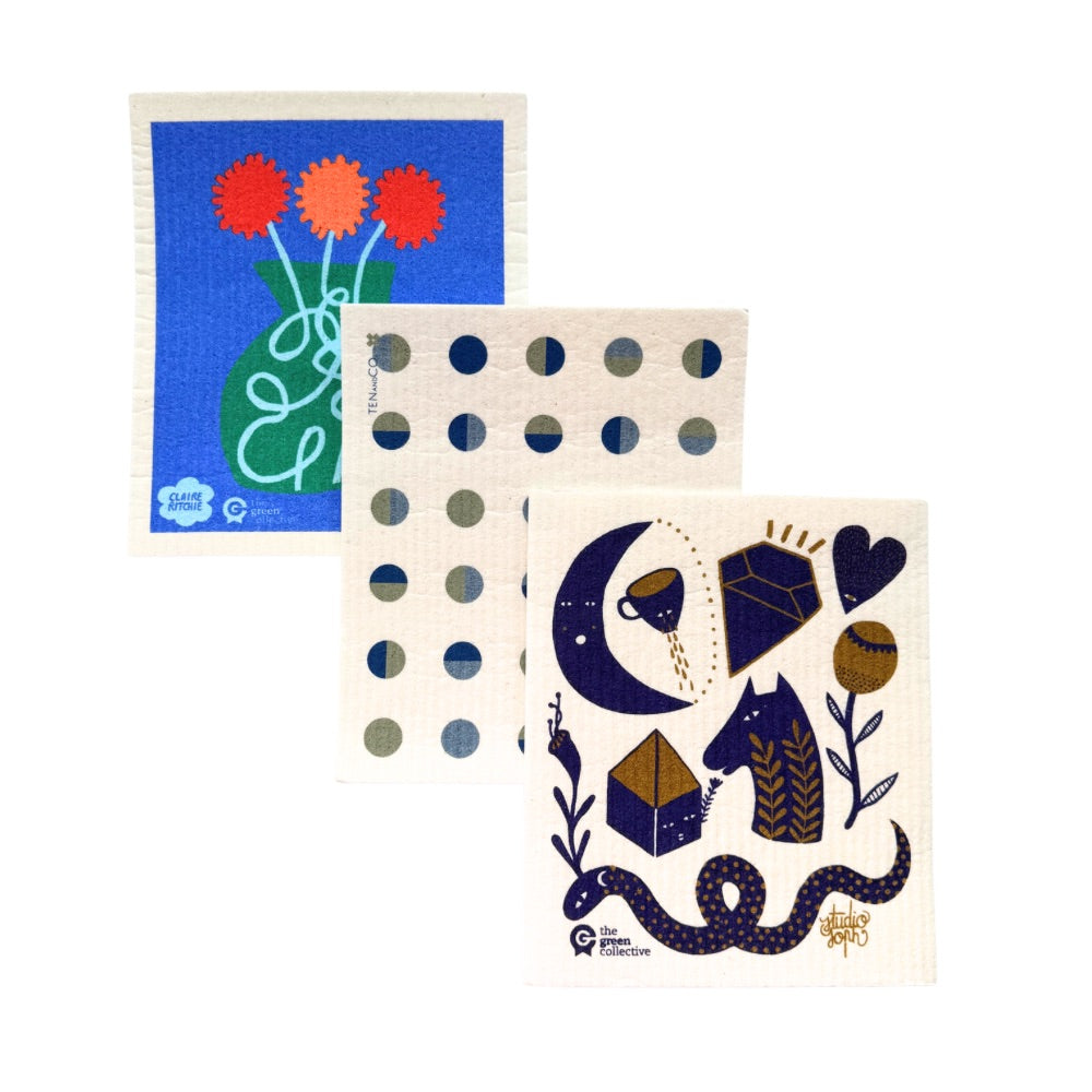 SPRUCE Dishcloth SETS - Blue (3)