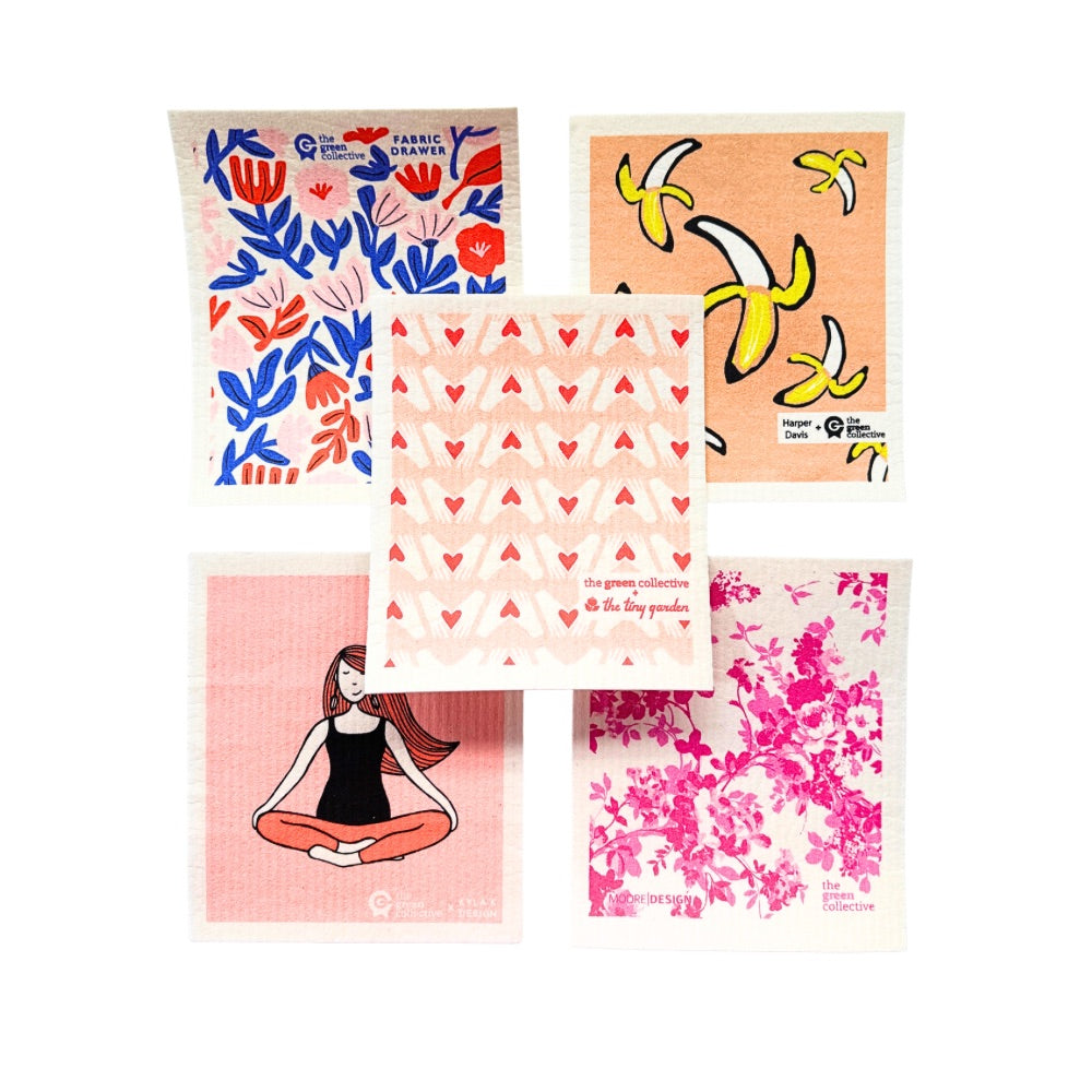 SPRUCE Dishcloth SETS - Pinky (5)