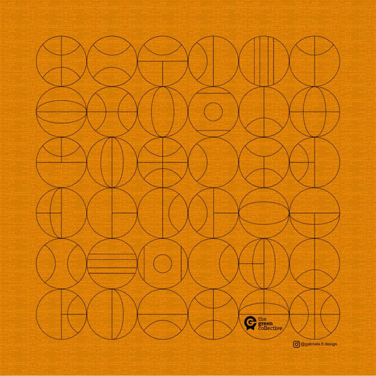 HANK - 10. BOUNCE by Gabriela 8  | Organic Cotton Handkerchief