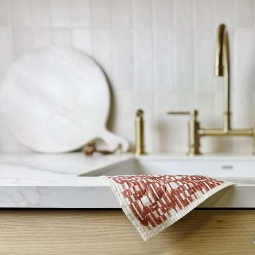 Swedish Dishcloth SPRUCE - Clay Hearts