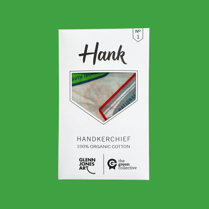 HANK - 1. NATIONAL PARKS by Glenn Jones  | Organic Cotton Handkerchief