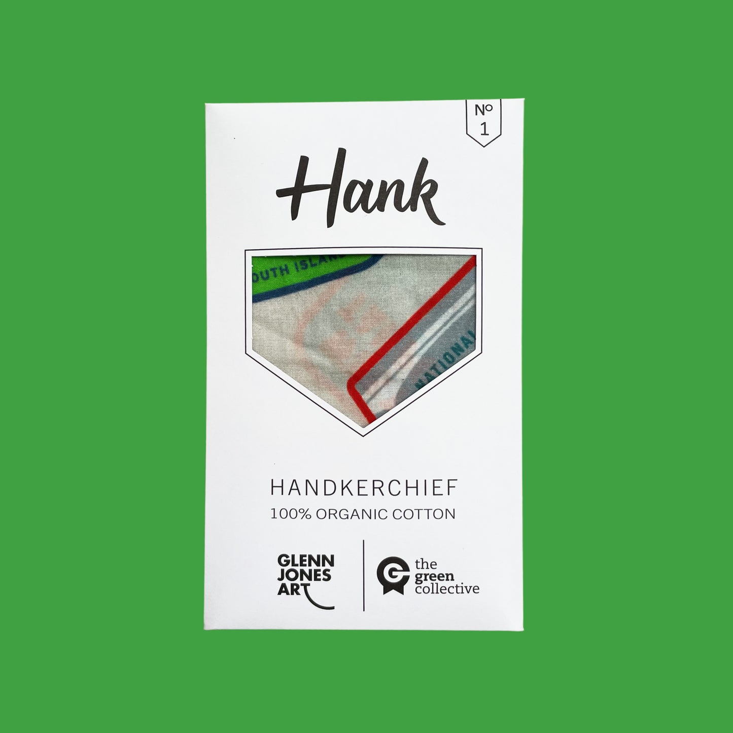 HANK - 1. NATIONAL PARKS by Glenn Jones  | Organic Cotton Handkerchief