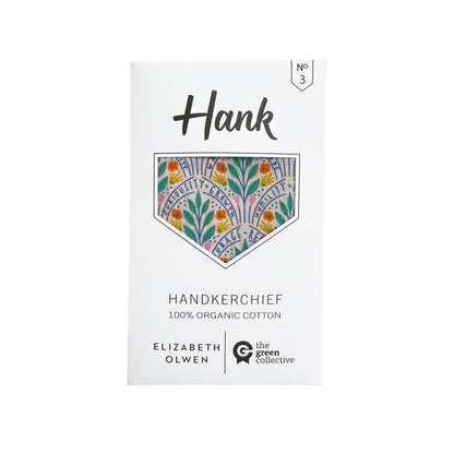 HANK - 3. JOY by Elizabeth Olwen | Organic Cotton Handkerchief