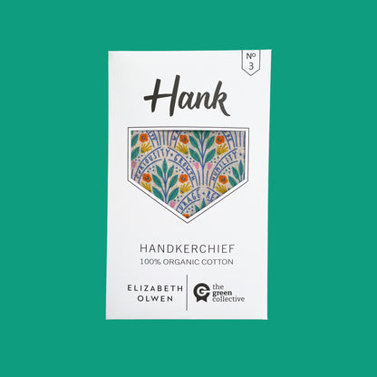 HANK - 3. JOY by Elizabeth Olwen | Organic Cotton Handkerchief
