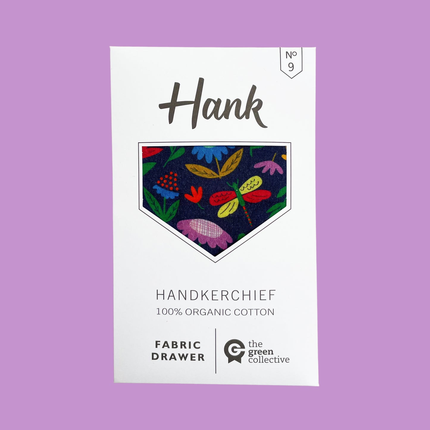 HANK - 9. MEADOW by Beck of Fabric Drawer | Organic Cotton Handkerchief