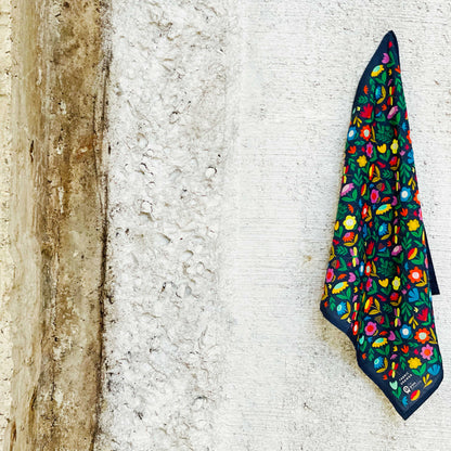 HANK - 9. MEADOW by Beck of Fabric Drawer | Organic Cotton Handkerchief