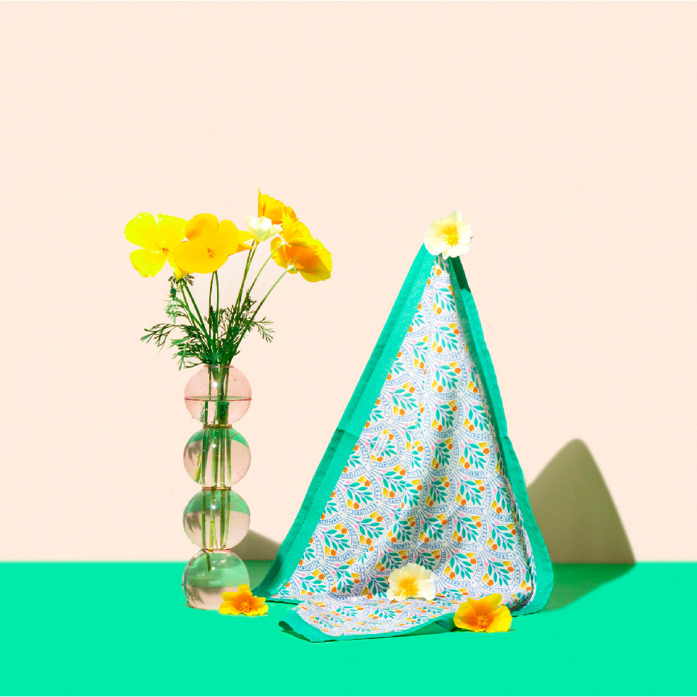 HANK - 3. JOY by Elizabeth Olwen | Organic Cotton Handkerchief