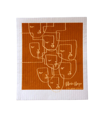 Swedish Dishcloth SPRUCE -Calm - Design by Maiko Nagao
