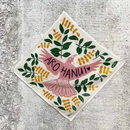 HANK - 4. AROHANUI by Natty | Organic Cotton Handkerchief