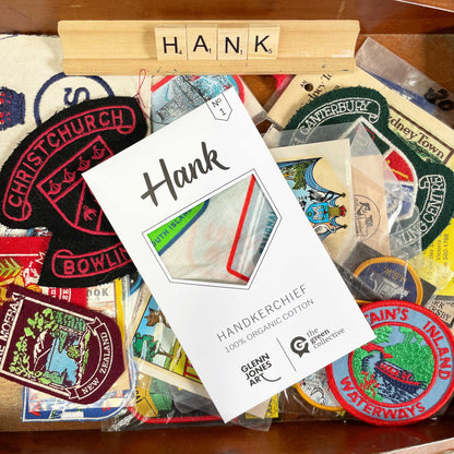 HANK - 1. NATIONAL PARKS by Glenn Jones  | Organic Cotton Handkerchief