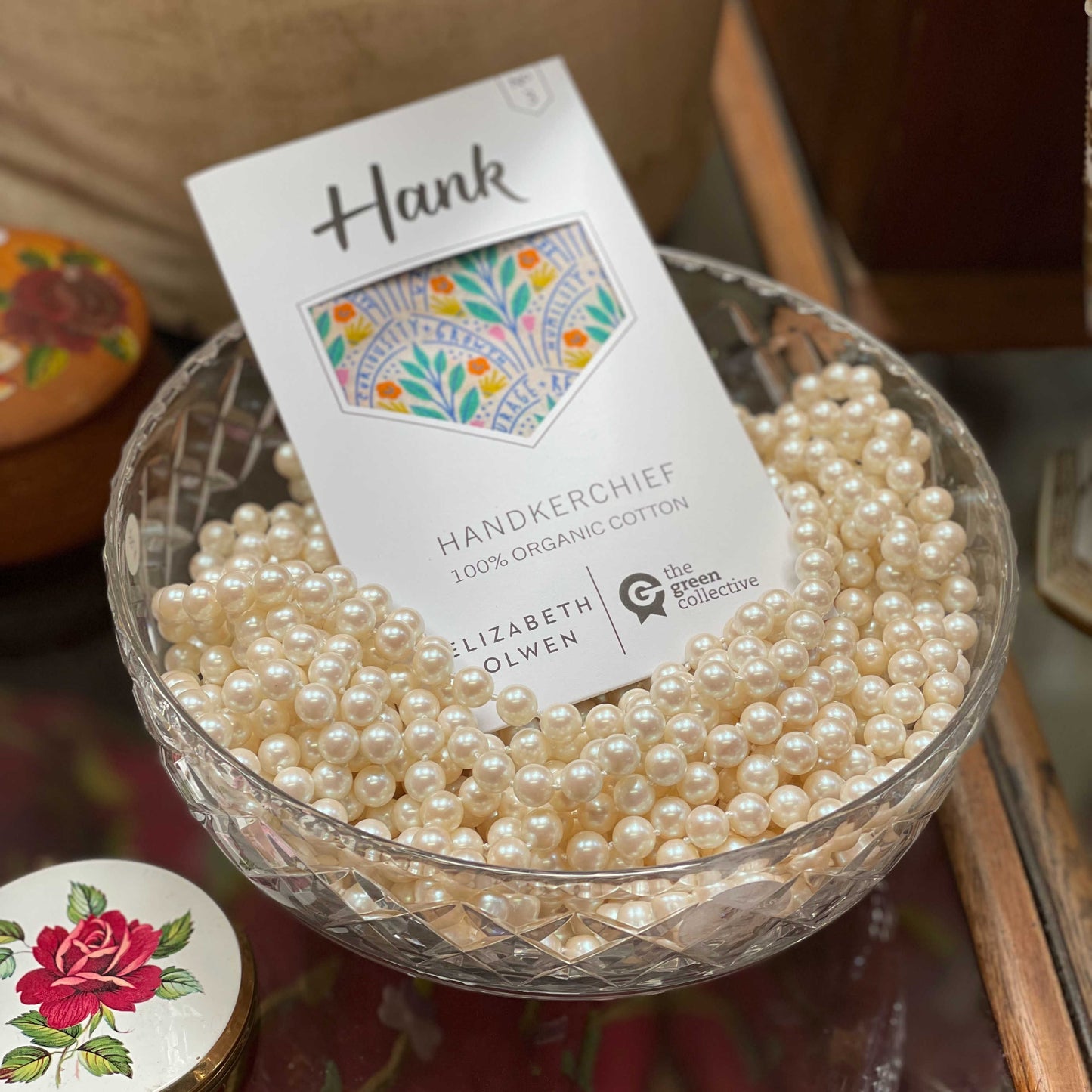 HANK - 3. JOY by Elizabeth Olwen | Organic Cotton Handkerchief