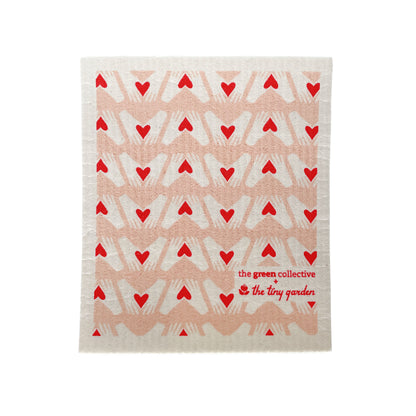 Swedish Dishcloth SPRUCE - Heart Hands