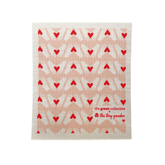 Swedish Dishcloth SPRUCE - Heart Hands