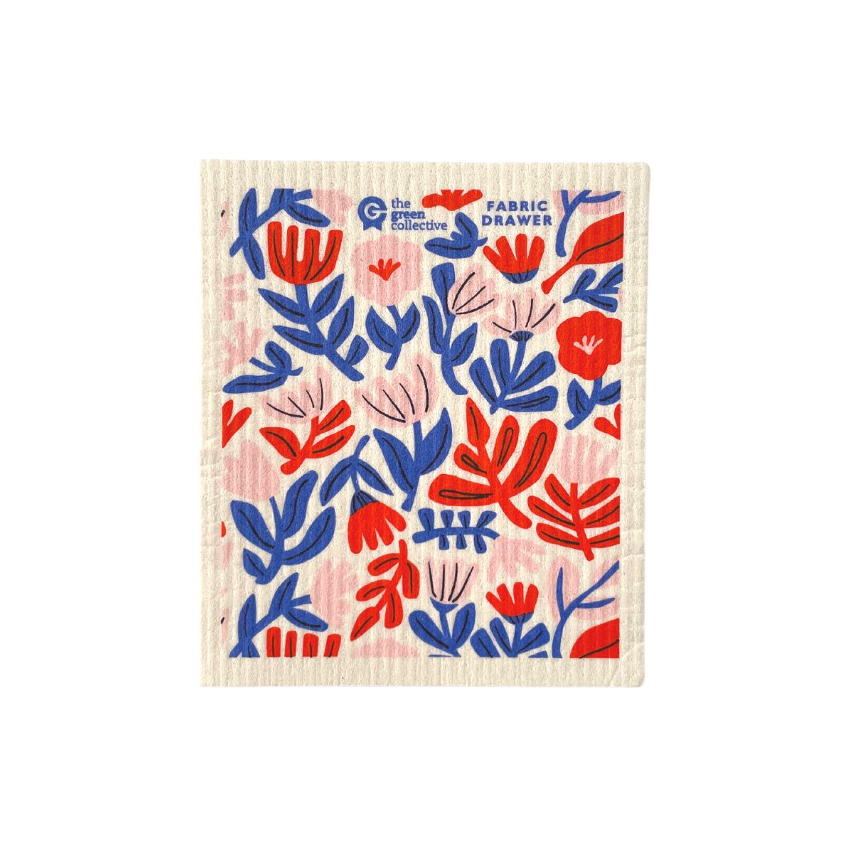 Swedish Dishcloth SPRUCE - Weaving Flowers by Fabric Drawer