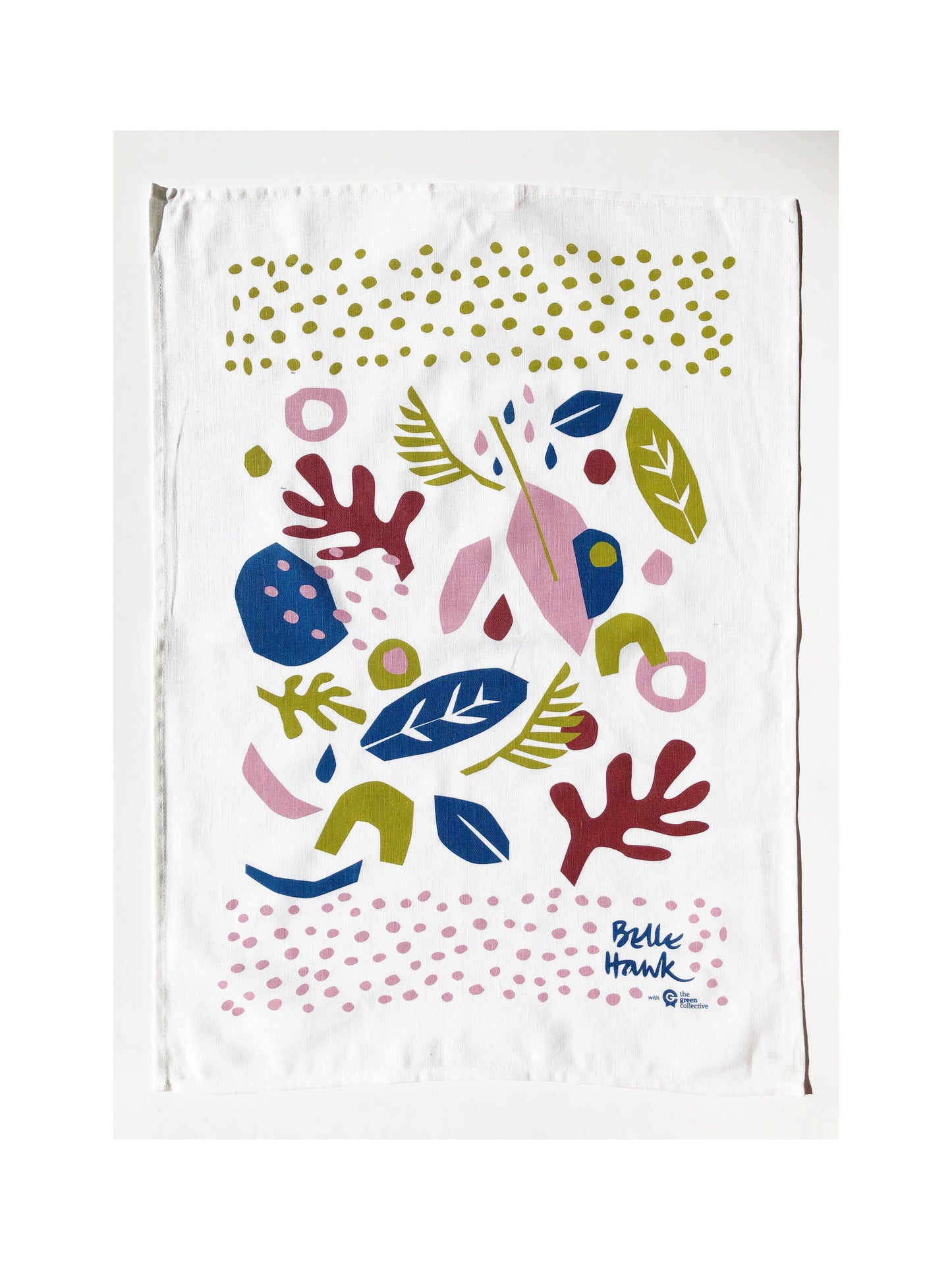 Spring Tea Towel by Belle Hawk (50% Linen)