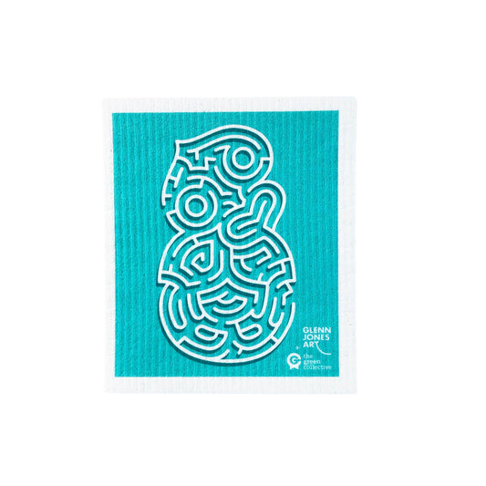 Swedish Dishcloth SPRUCE - Tricky Tiki by Glenn Jones