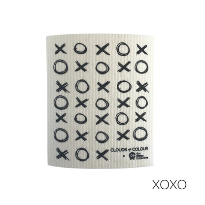 Swedish Dishcloth SPRUCE - XOXO by Clouds of Colour