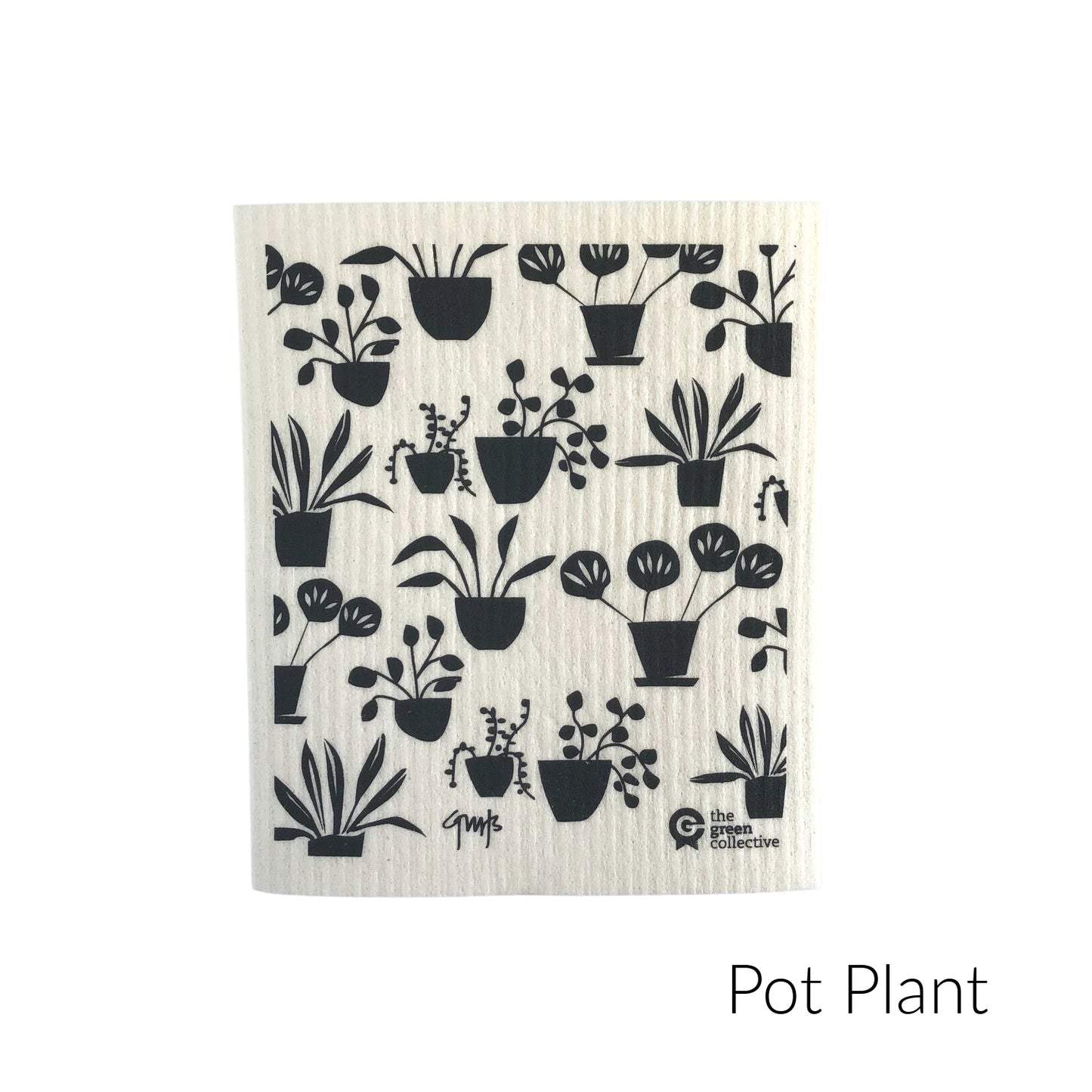 Swedish Dishcloth SPRUCE - Pot Plant by Belle Hawk