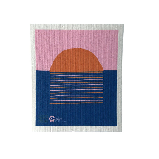 Swedish Dishcloth SPRUCE - Sunset  By Jessica Neilsen