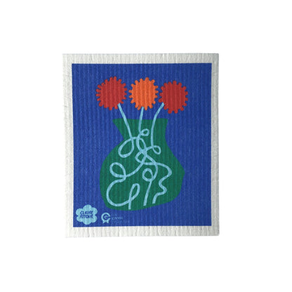 Swedish Dishcloth SPRUCE - Looking Below by Claire Ritchie