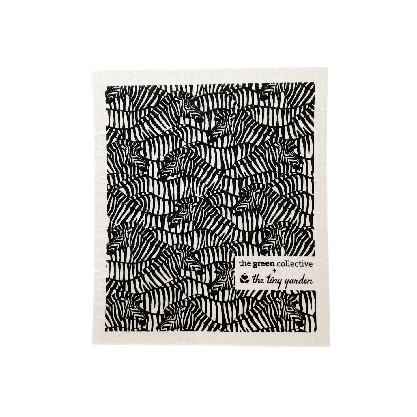Swedish Dishcloth SPRUCE - Zebra. Design